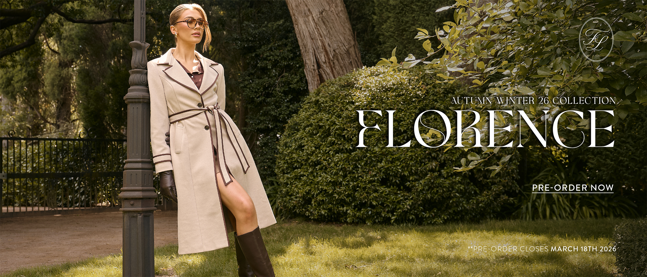 Pre-Order Florence AW26 Collection